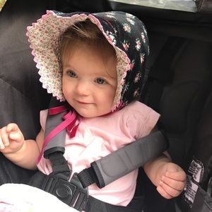 Handmade adorable bonnet